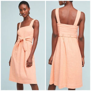 Anthropologie Meadow Rue Tie Waist Dress